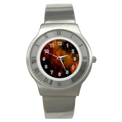 Space Science Stainless Steel Watch by artworkshop