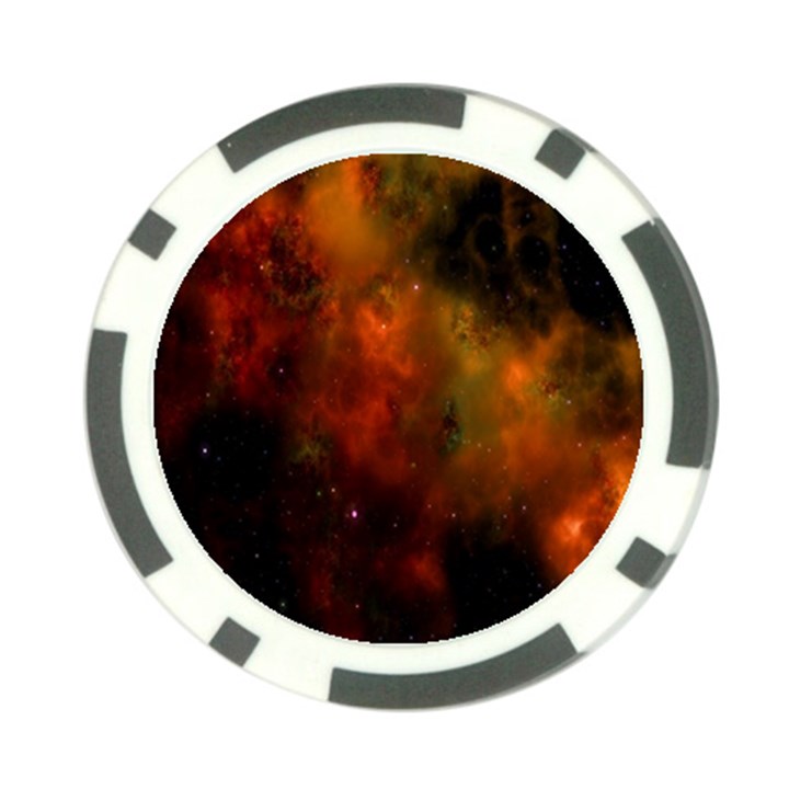 Space Science Poker Chip Card Guard