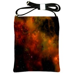 Space Science Shoulder Sling Bag by artworkshop