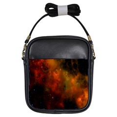 Space Science Girls Sling Bag by artworkshop