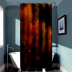 Space Science Shower Curtain 36  X 72  (stall)  by artworkshop