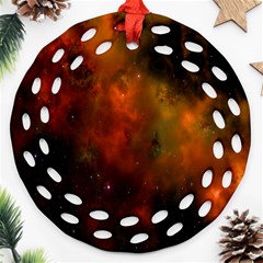 Space Science Ornament (round Filigree) by artworkshop