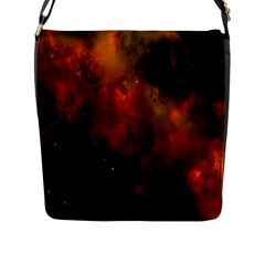 Space Science Flap Closure Messenger Bag (l) by artworkshop