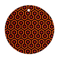 Shining Carpet Pattern Round Ornament (two Sides) by Malvagia