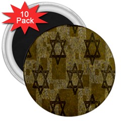 Star-of-david-002 3  Magnets (10 Pack)  by nate14shop