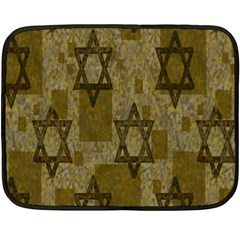 Star-of-david-002 Fleece Blanket (mini) by nate14shop