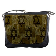 Star-of-david-002 Messenger Bag by nate14shop