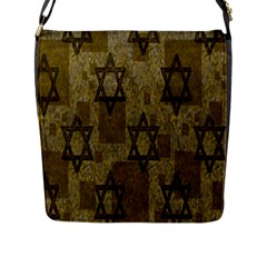 Star-of-david-002 Flap Closure Messenger Bag (l) by nate14shop