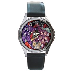 Stars-001 Round Metal Watch by nate14shop