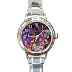 Stars-001 Round Italian Charm Watch by nate14shop