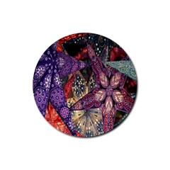 Stars-001 Rubber Coaster (round) by nate14shop