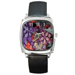 Stars-001 Square Metal Watch by nate14shop