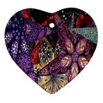 Stars-001 Heart Ornament (Two Sides) Front