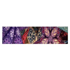 Stars-001 Oblong Satin Scarf (16  X 60 ) by nate14shop