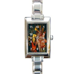 Stars-002 Rectangle Italian Charm Watch by nate14shop