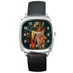 Stars-002 Square Metal Watch Front