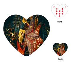 Stars-002 Playing Cards Single Design (heart)