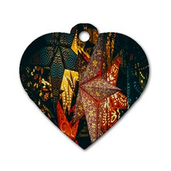 Stars-002 Dog Tag Heart (two Sides) by nate14shop