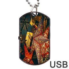 Stars-002 Dog Tag Usb Flash (one Side) by nate14shop