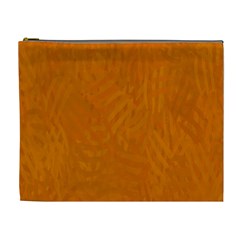 Orange Cosmetic Bag (xl) by nate14shop