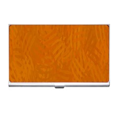 Orange Business Card Holder by nate14shop