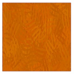 Orange Square Satin Scarf (36  X 36 )