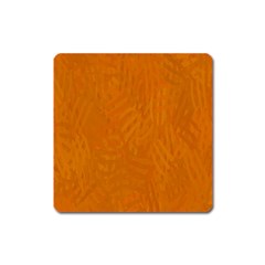 Orange Square Magnet by nate14shop