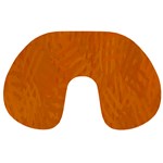 Orange Travel Neck Pillow Back