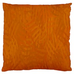 Orange Large Cushion Case (two Sides) by nate14shop