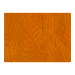 Orange Double Sided Flano Blanket (mini) 