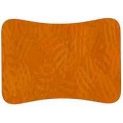 Orange Velour Seat Head Rest Cushion