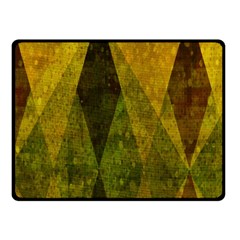 Rhomboid 001 Double Sided Fleece Blanket (small)  by nate14shop