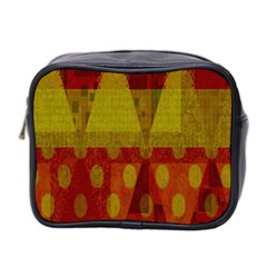 Rhomboid 003 Mini Toiletries Bag (two Sides)