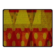 Rhomboid 003 Fleece Blanket (small) by nate14shop