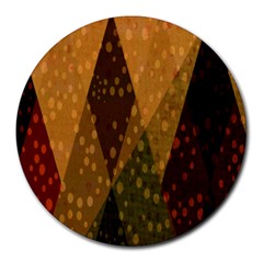 Rhomboid 004 Round Mousepads by nate14shop