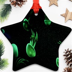 Jellyfish Ornament (star) by nate14shop