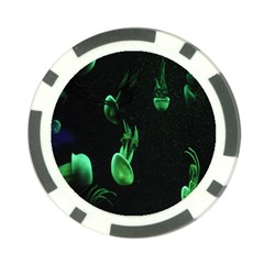 Jellyfish Poker Chip Card Guard (10 Pack) by nate14shop