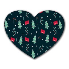 Christmas 001 Heart Mousepads