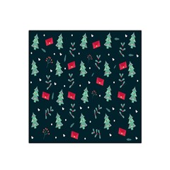 Christmas 001 Satin Bandana Scarf 22  X 22 