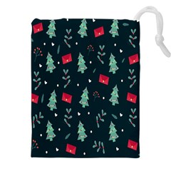 Christmas 001 Drawstring Pouch (5xl) by nate14shop