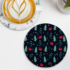 Christmas 001 Uv Print Round Tile Coaster