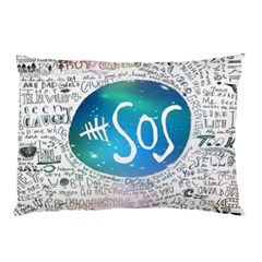 5 Seconds Of Summer Collage Quotes Pillow Case