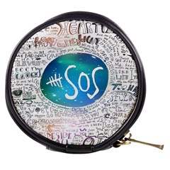 5 Seconds Of Summer Collage Quotes Mini Makeup Bag by nate14shop