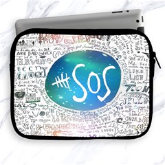 5 Seconds Of Summer Collage Quotes Apple Ipad 2/3/4 Zipper Cases by nate14shop