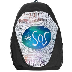 5 Seconds Of Summer Collage Quotes Backpack Bag by nate14shop