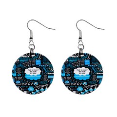 The Fault In Our Stars Collage Mini Button Earrings by nate14shop