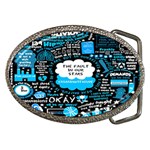 The Fault In Our Stars Collage Belt Buckles Front