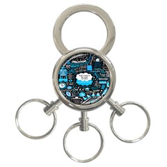 The Fault In Our Stars Collage 3-ring Key Chain by nate14shop