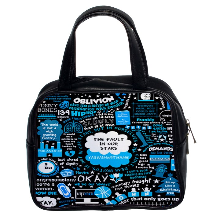 The Fault In Our Stars Collage Classic Handbag (Two Sides)