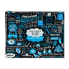 The Fault In Our Stars Collage Cosmetic Bag (xl) by nate14shop